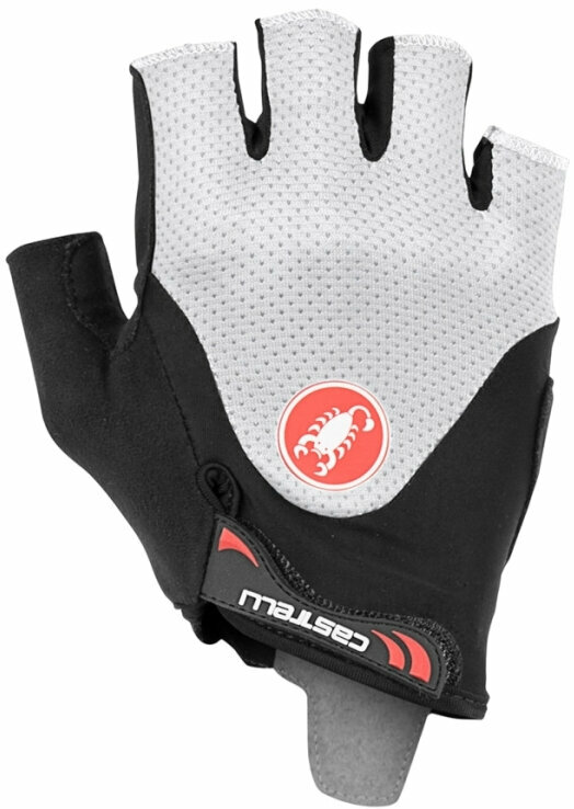 Cyklistické rukavice Castelli Arenberg Gel 2 Gloves Black/Ivory 2XL Cyklistické rukavice