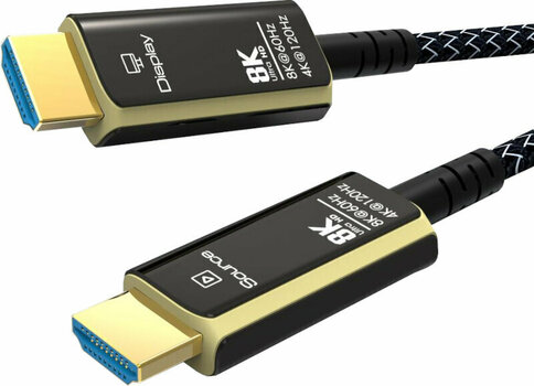 Videokaapeli PremiumCord Ultra High Speed HDMI 2.1 Optical fiber 8K 8K 5 m - 1
