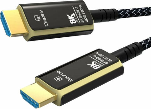 Videokaapeli PremiumCord Ultra High Speed HDMI 2.1 Optical fiber 8K 8K 10 m - 1