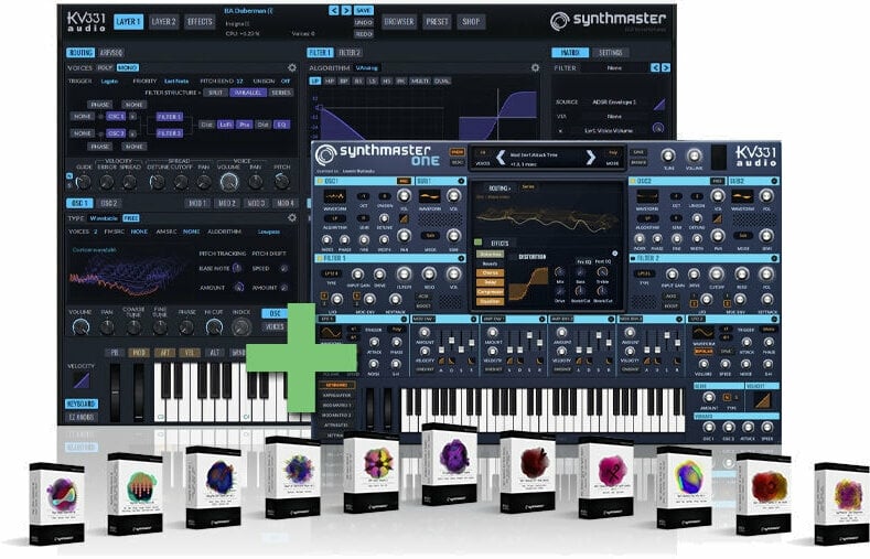VST Όργανο λογισμικού στούντιο KV331 Audio SynthMaster Everything Bundle (Ψηφιακό προϊόν)