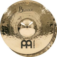 Hihat Becken Meinl Byzance Brilliant Heavy Hammered 14" Hihat Becken
