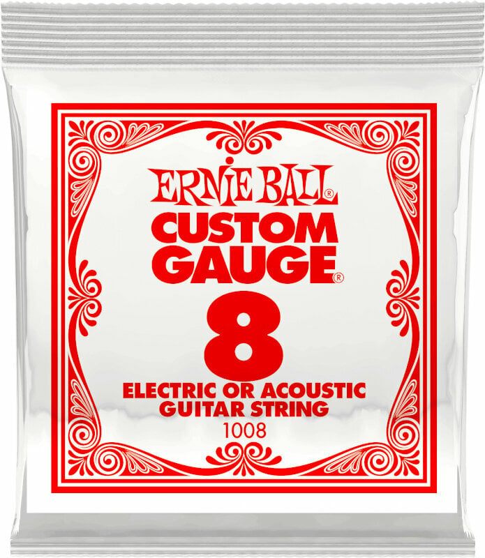 Samostatná struna pre gitaru Ernie Ball P01008 Samostatná struna pre gitaru