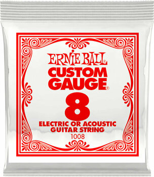 Yksittäinen kitaran kieli Ernie Ball P01008 Yksittäinen kitaran kieli - 1