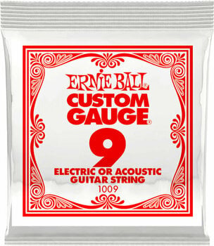 Cuerda de guitarra individual Ernie Ball P01009 Cuerda de guitarra individual - 1