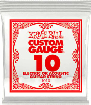 Yksittäinen kitaran kieli Ernie Ball P01010 Yksittäinen kitaran kieli - 1