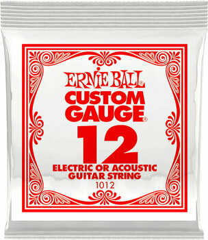 Corda para guitarra individual Ernie Ball P01012 Corda para guitarra individual - 1