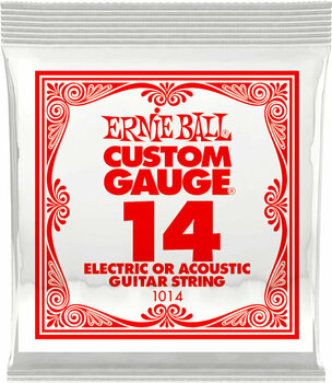 Cuerda de guitarra individual Ernie Ball P01014 Cuerda de guitarra individual - 1