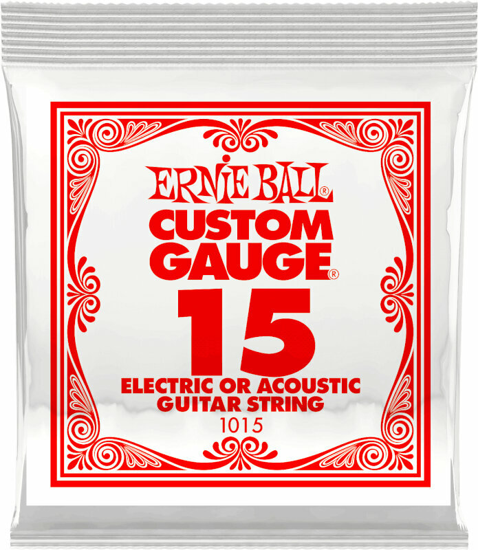 Cuerda de guitarra individual Ernie Ball P01015 Cuerda de guitarra individual