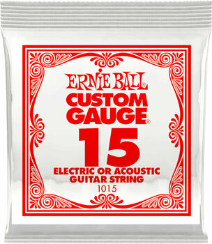 Cuerda de guitarra individual Ernie Ball P01015 Cuerda de guitarra individual - 1