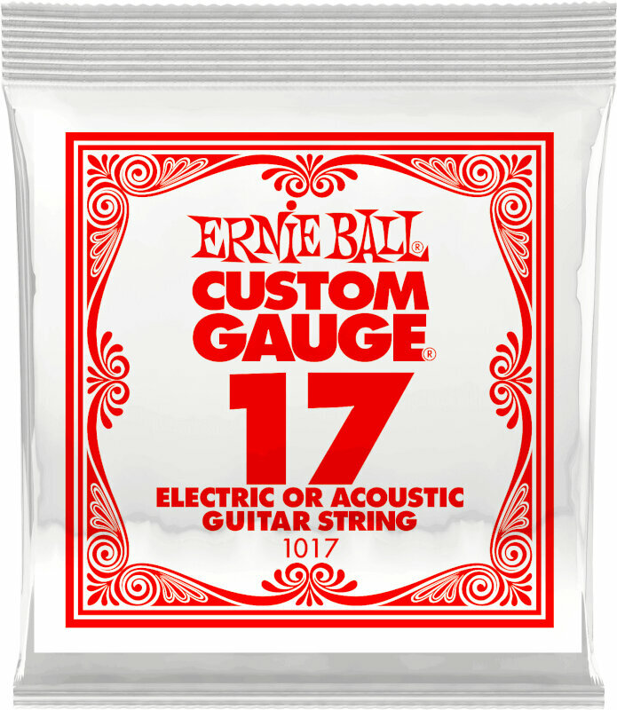 Cuerda de guitarra individual Ernie Ball P01017 Cuerda de guitarra individual
