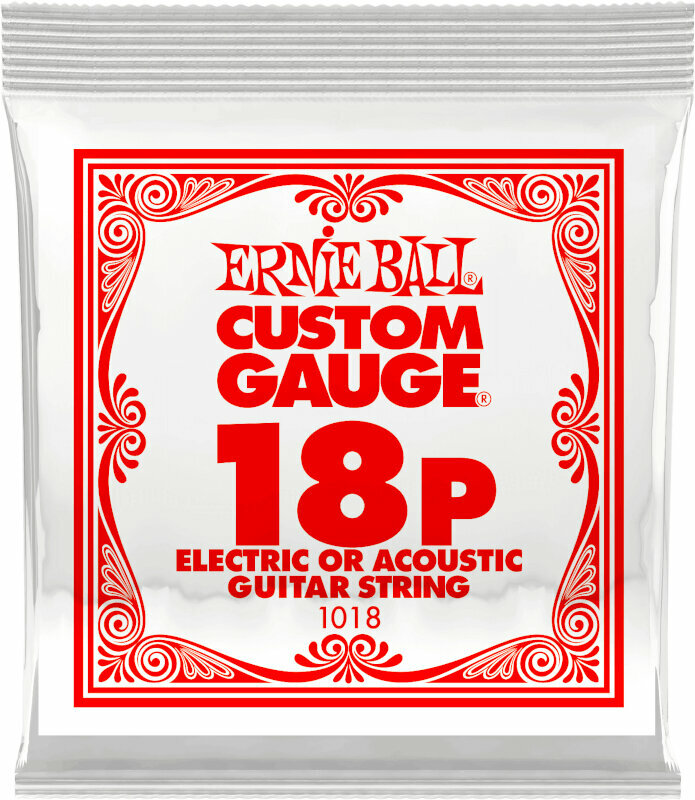 Samostatná struna pre gitaru Ernie Ball P01018 Samostatná struna pre gitaru
