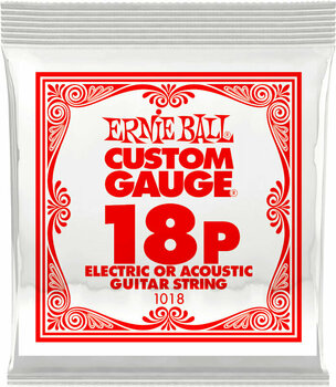 Corda para guitarra individual Ernie Ball P01018 Corda para guitarra individual - 1