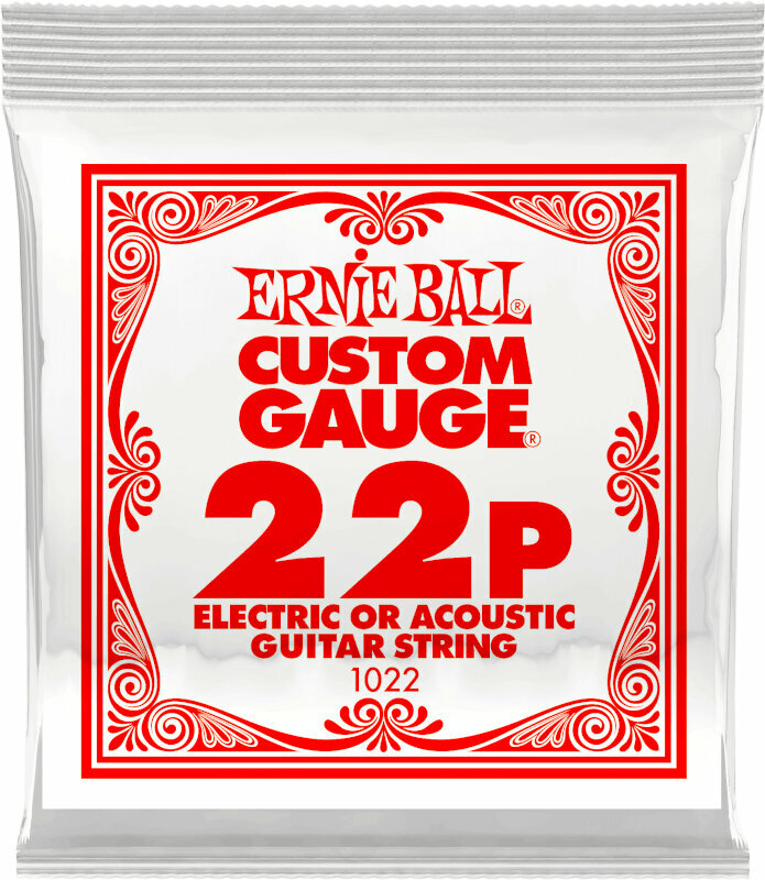 Enkel gitarrsträng Ernie Ball P01022 Enkel gitarrsträng