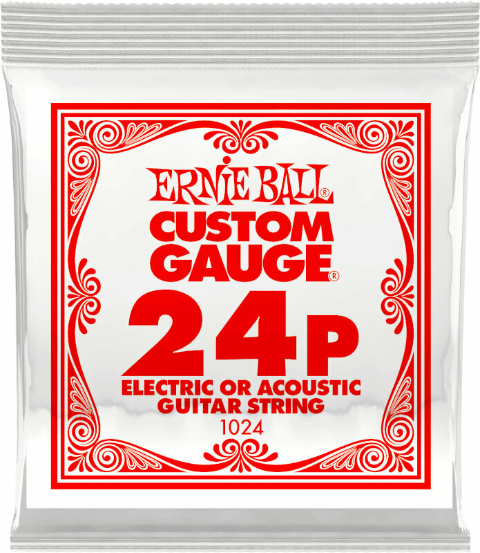Enkel gitarrsträng Ernie Ball P01024 Enkel gitarrsträng
