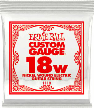Corde de guitare électrique à l'unité Ernie Ball P01118 Corde de guitare électrique à l'unité - 1