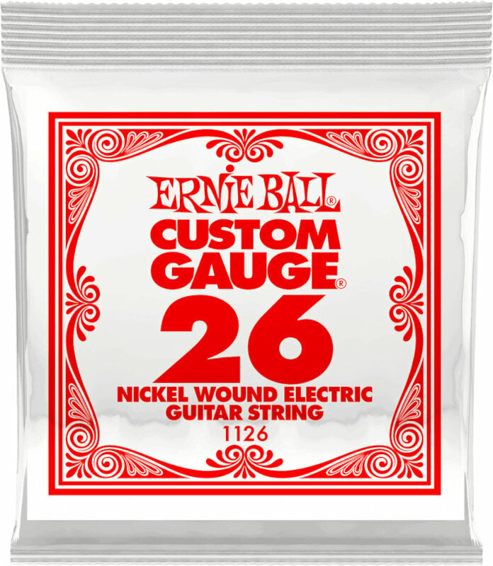Corda para guitarra individual Ernie Ball P01126 Corda para guitarra individual
