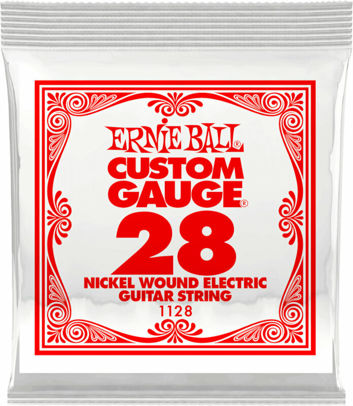 Corda para guitarra individual Ernie Ball P01128 Corda para guitarra individual