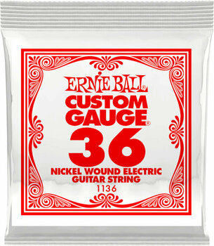 Különálló elektromos gitárhúr Ernie Ball P01136 Különálló elektromos gitárhúr - 1