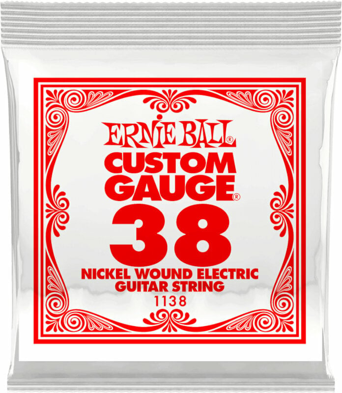 Cuerda de guitarra individual Ernie Ball P01138 Cuerda de guitarra individual