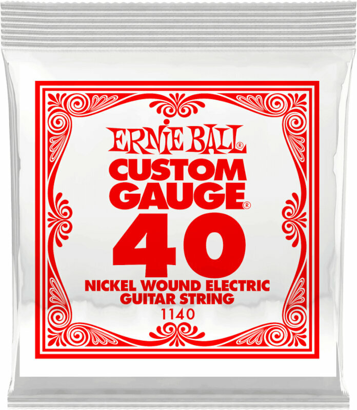 Enkelt guitarstreng Ernie Ball P01140 Enkelt guitarstreng