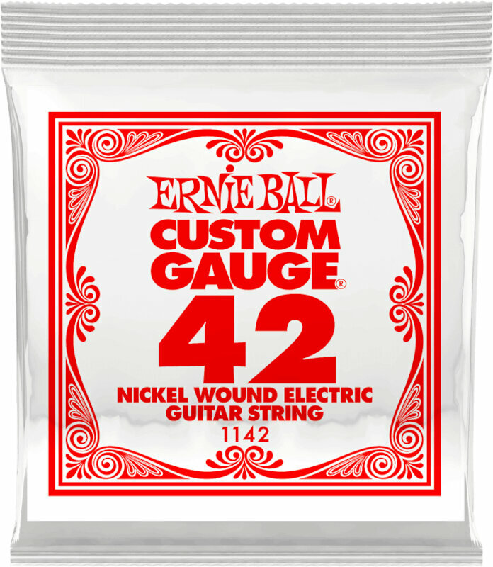 Corde de guitare électrique à l'unité Ernie Ball P01142 Corde de guitare électrique à l'unité