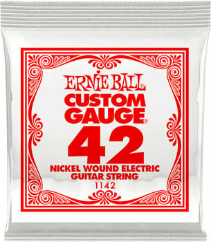 Corda para guitarra individual Ernie Ball P01142 Corda para guitarra individual - 1