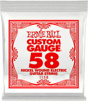 Corde de guitare électrique à l'unité Ernie Ball P01158 Corde de guitare électrique à l'unité - 1