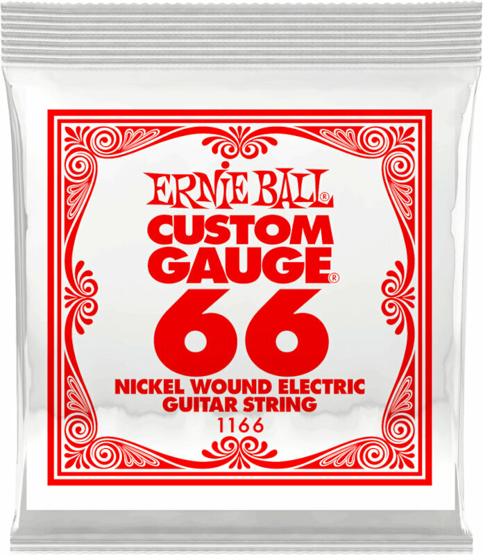 Corde de guitare électrique à l'unité Ernie Ball P01166 Corde de guitare électrique à l'unité
