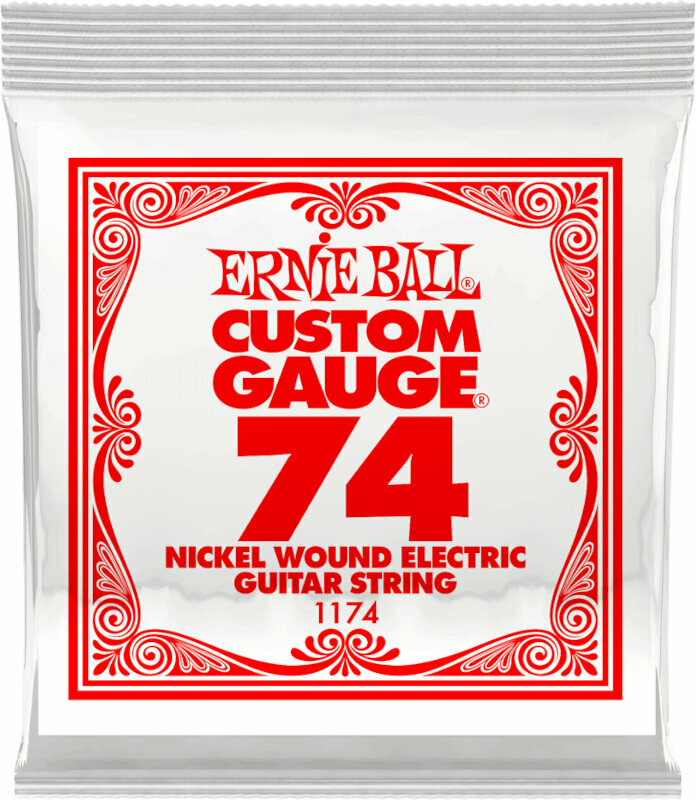 Cuerda de guitarra individual Ernie Ball P01174 Cuerda de guitarra individual