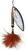 Spinner / lusikka Fox Rage Spinner UV Roach Size 6 26 g Spinner / lusikka