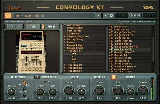 Studio software plug-in effect Wave Arts ConvologyXT Complete (Digitaal product) - 1