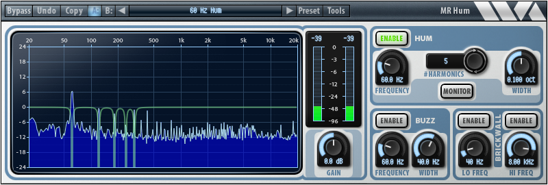 Štúdiový softwarový Plug-In efekt Wave Arts MR Hum 6 (Digitálny produkt)