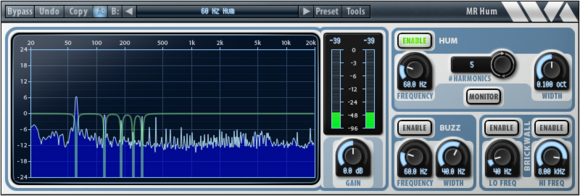 Studio software plug-in effect Wave Arts MR Hum 6 (Digitaal product) - 1