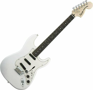 Squier Deluxe Hot Rails Stratocaster Electric Guitar Olympic