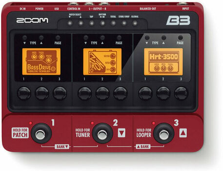 Bassguitar Multi-Effect Zoom B3 - 1