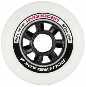 Náhradný diel pre kolieskové korčule Rollerblade Hydrogen Wheels 90/85A White 8