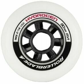 Spare Part for Roller skate Rollerblade Hydrogen Wheels 90/85A White 8 - 1