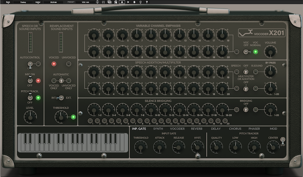 Studio software plug-in effect Xils Lab 201 Vocoder (Digitaal product)