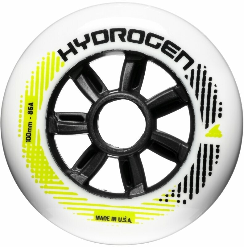 Ersatzteil für Rollschuhe Rollerblade Hydrogen Wheels 100/85A White 8