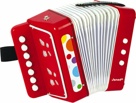 Button accordion
 Janod Confetti Accordion Red Button accordion
 - 1