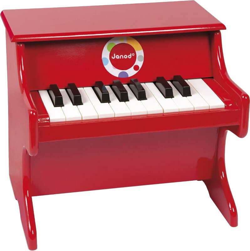 Kindertoetsenbord / Kinderkeyboard Janod Confetti Red Piano Red