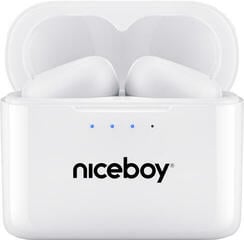 Trådlösa in-ear-hörlurar Niceboy HIVE Podsie 3 Polar White Trådlösa in-ear-hörlurar