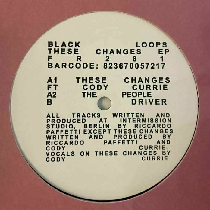Schallplatte Black Loops - These Changes Ep (12" Vinyl)