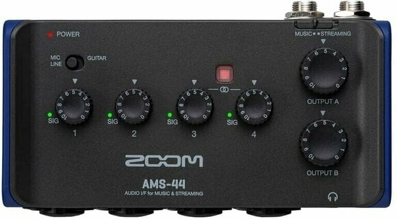 USB audio převodník - zvuková karta Zoom AMS-44 - 1