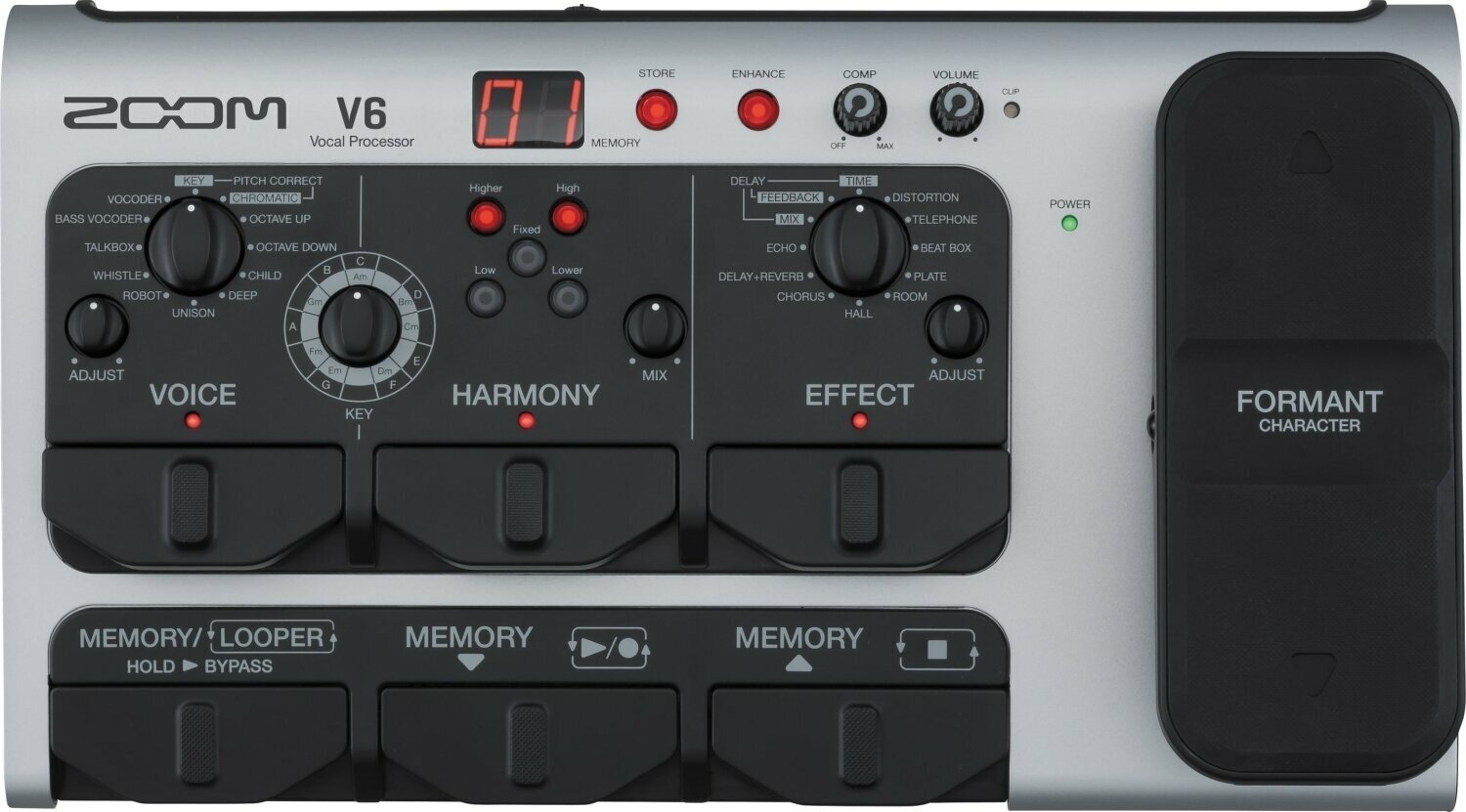 Hlasový efektový procesor Zoom V6-SP