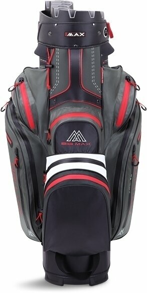 Golftaske Big Max Dri Lite Silencio 2 Charcoal/White/Black/Red Golftaske