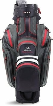 Golf torba Cart Bag Big Max Dri Lite Silencio 2 Charcoal/White/Black/Red Golf torba Cart Bag - 1
