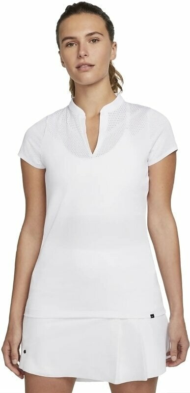 Polo-Shirt Nike Dri-Fit Advantage Ace WomenS Polo Shirt White/White XL