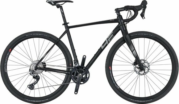 Bicicletta da Gravel / Cyclocross 4Ever Gromvel Race Black/Metal Silver M 2022 - 1