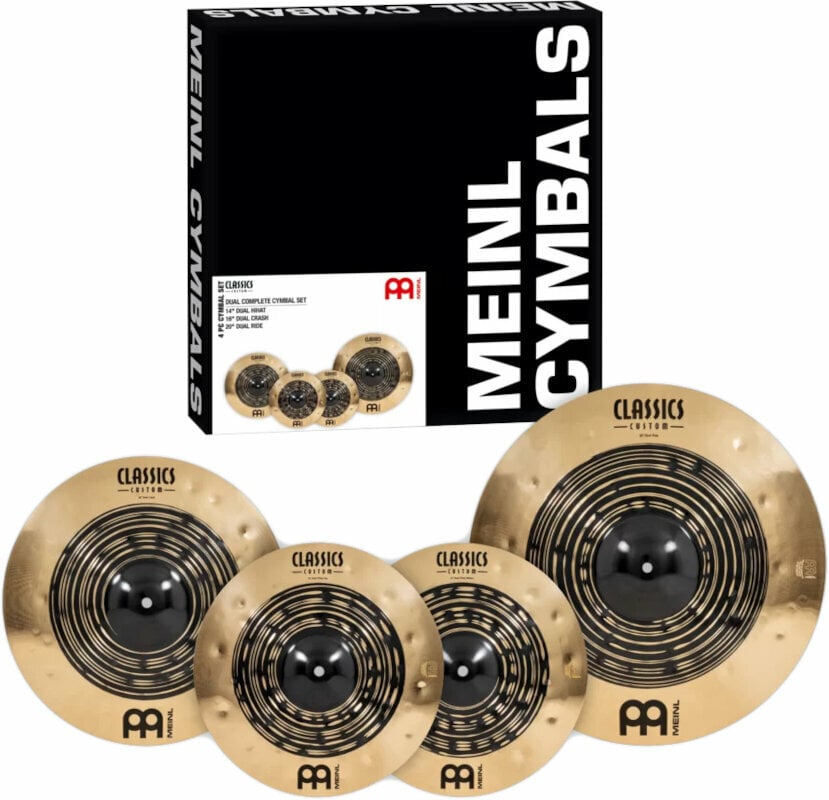 Cymbal Set Meinl Classics Custom Dual Complete 14"/ 16"/ 20" Cymbal Set